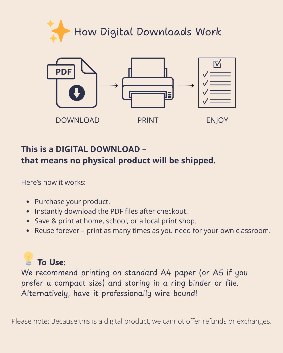 instructions to download printable